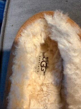 UGG Chestnut Sheepskin Lined Slippers